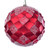 Vickerman MC190503D 4.75" Red Net Beaded Ball 3/Bag