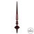 Vickerman M183465S 18" Burgundy Shiny Cupola Finial 2/Bag