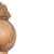  Vickerman JE222112 12" Lt Nat Turned Wood Finial Ornt 2/Bag