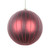  Vickerman MT211765D 5" Burgundy Matte Glitter Ball Orn 4/bag