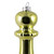 Vickerman N150873DSV 14" Lime Shiny Finial Drop UV 2/Bag