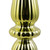  Vickerman N150873DSV 14" Lime Shiny Finial Drop UV 2/Bag