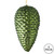 Vickerman N187264D 7" Moss Grn Matte Glitter Pinecone 4/Bag