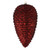 Vickerman N187265D 7" Burgundy Matte Glitter Pinecone 4/Bag