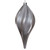  Vickerman N189687DCV 12" Pewter Candy Swirl Drop Drilled UV