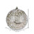 Vickerman N190338D 6" Champagne Glitter Hail Ball 4/Bag