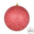 Vickerman N195403D 4" Red Crackle Ball Ornament 6/Bag