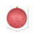 Vickerman N195403D 4" Red Crackle Ball Ornament 6/Bag