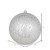 Vickerman N195607D 6" Silver Crackle Ball Ornament 4/Bag