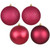 Vickerman N590621 2.4" Berry Red 4-Finish Orn Asst 24/Box