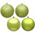 Vickerman N590773 2.75" Lime Ball 4 Finish Asst 20/Bx