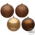 Vickerman N590776 2.75" Mocha Ball 4 Finish Asst 20/Bx