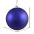 Vickerman N590822DMV 3" Cobalt Matte Ball UV Drilled 12/Bag