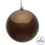 Vickerman N590875DSV 3" Chocolate Shiny Ball UV 12/Bag