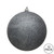 Vickerman N590887DG 3" Pewter Glitter Ball Drilled 12/Bag