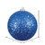 Vickerman N591002DQ 4" Blue Sequin Ball Drilled 6/Bag