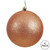 Vickerman N591058DG 4" Rose Gold Glitter Ball Drilled 6/Bag