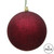 Vickerman N591065DG 4" Burgundy Glitter Ball Drilled 6/Bag