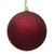 Vickerman N591065DG 4" Burgundy Glitter Ball Drilled 6/Bag