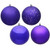  Vickerman N591066A 4" Purple Ball 4 Finish Asst 12/Bx