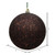 Vickerman N591075DQ 4" Chocolate Sequin Ball Drilled 6/Bag