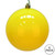  Vickerman N591078DSV 4" Yellow Shiny Ball UV Drilled 6/Bag