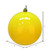 Vickerman N591078DSV 4" Yellow Shiny Ball UV Drilled 6/Bag