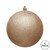 Vickerman N591080DG 4" Cafe Latte Glitter Ball Drilled 6/Bag