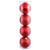 Vickerman N591203A 4.75" Red 4 Finish Ball Asst 4/Box