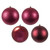 Vickerman N591521BX 6" Berry Red 4 Finish Ball Orn 4/Box