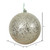 Vickerman N591538DQ 6" Champagne Sequin Ball Drilled 4/Bag