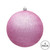 Vickerman N591579DG 6" Pink Glitter Ball Drilled 4/Bag
