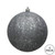 Vickerman N591587DQ 6" Pewter Sequin Ball Drilled 4/Bag