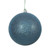 Vickerman N592062DG 8" Sea Blue Glitter Ball Drilled Cap