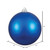 Vickerman N592502DMV 10" Blue Matte Ball UV Drilled Cap