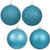 Vickerman N592512DA 10" Turquois 4 Fin Ball Ast Drilled 4/Bg