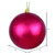Vickerman N592521DSV 10" Berry Red Shiny Ball UV Drilled
