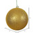 Vickerman N592530DG 10" Ant. Gold Glitter Ball Drilled Cap