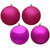  Vickerman N592570DA 10" Fuchsia Ball 4 Finish Asst 4/Bag