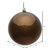 Vickerman N592575DSV 10" Chocolate Shiny Ball UV Drilled Cap