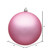 Vickerman N592579DMV 10" Pink Matte Ball UV Drilled Cap