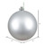 Vickerman N593007DMV 12" Silver Matte Ball UV Drilled Cap