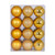 Vickerman N220560 3" Gold Silver Ornament Asst 24/box