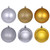 Vickerman N220560 3" Gold Silver Ornament Asst 24/box