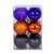Vickerman N220371 3" Purple Orange Black Orn Asst 12/box