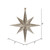  Vickerman M167258 8" Rose Gold Glittr Bethlehem Star 4/Box