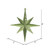 Vickerman M167273 8" Lime Glitter Bethlehem Star 4/Box