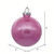 Vickerman N211079 4" Pink Glitter Clear Ball 6/bag