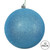 Vickerman N590812DG 3" Turquoise Glitter Ball Drilled 12/Bag