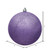 Vickerman N591086DG 4" Lavender Glitter Ball Drilled 6/Bag